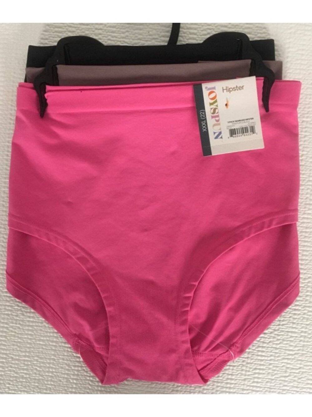 Joyspun 3 pack Seamless Hipsters Underwear Size XXXL 22 Pink Purple Black New